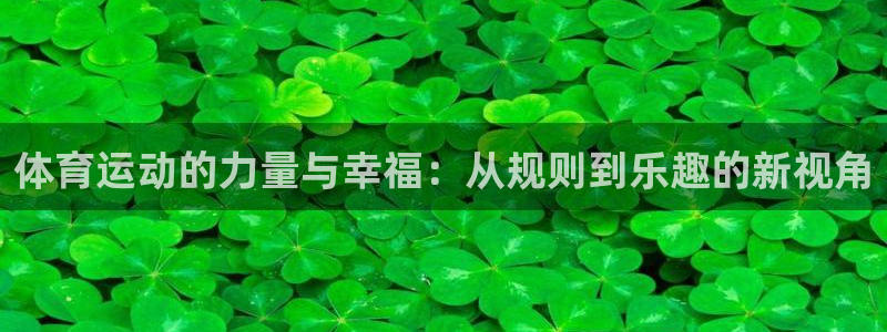体育运动的力量与幸福：从规则到乐趣的新视角