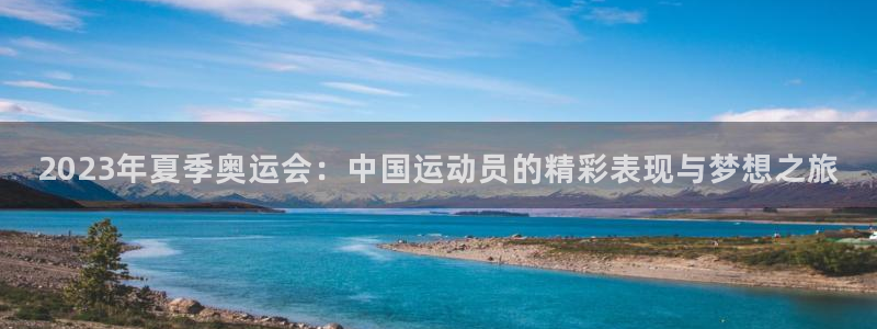 2023年夏季奥运会：中国运动员的精彩表现与梦想之旅